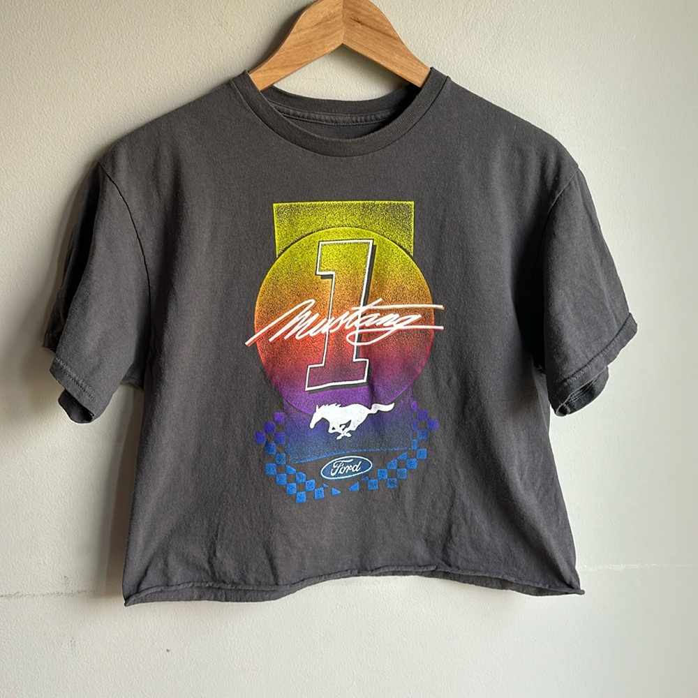Ford mustang grey graphic t shirt medium - Picture 2 of 3